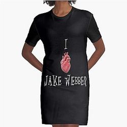 I "heart" Jake Webber Graphic T-Shirt Dress