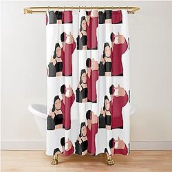 Tara Yummy and Jake Webber Shower Curtain