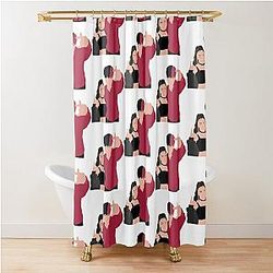 Tara Yummy and Jake Webber Shower Curtain