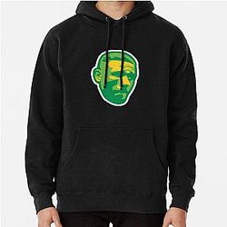 Jamahal Hill Green Yellow Pullover Hoodie