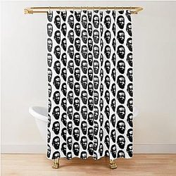 Jamahal Hill Black Shower Curtain