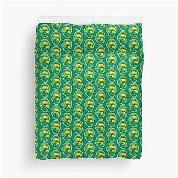 Jamahal Hill Green Duvet Cover