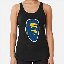 Jamahal Hill Yellow Racerback Tank Top