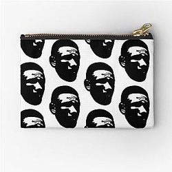 Jamahal Hill Black Zipper Pouch
