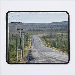 The James Bay road in Summer Mouse Pad