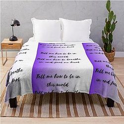 Us by James Bay Throw Blanket