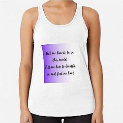 Ons door James Bay Racerback Tank Top