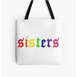 James Charles Bags - James Charles - Rainbow Sisters (White) All Over Print Tote Bag RB0202