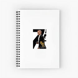 James Bond is a fictional spy James Bond Notebook