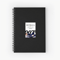 James Bond's code number is 007 James Bond Notebook