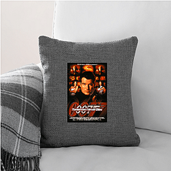 James Bond has been played by several famous actors James Bond Pillows Cover