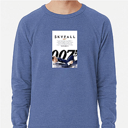 James Bond's code number is 007 James Bond Sweatshirts