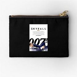James Bond's code number is 007 James Bond Zipper Pouches