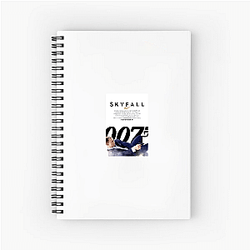 James Bond's code number is 007 James Bond Notebook