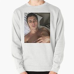 In bed with James Franco sweatshirt
