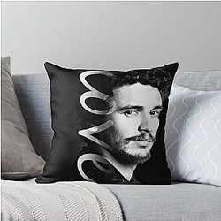 James Franco Throw Pillow