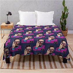 James Franco Glass Art Throw Blanket