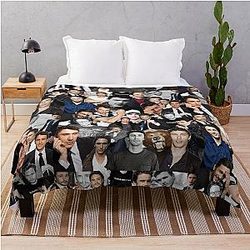 James Franco Collage Throw Blanket