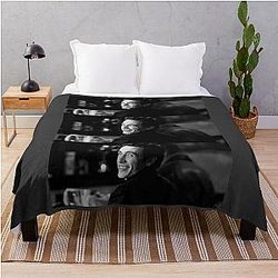 James Franco winking throw blanket