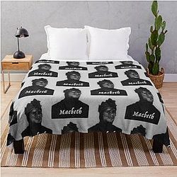 James Franco Macbeth Throw Blanket