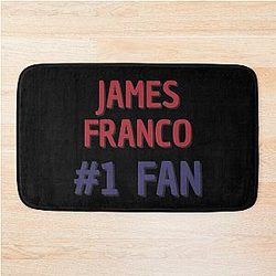 James Franco Fan Bath Mat