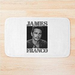 James Franco Black Photo Bath Mat