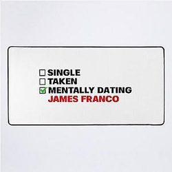 Mentally Dating James Franco Desk Mat