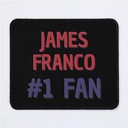 James Franco Fan Mouse Pad