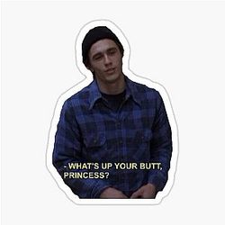 Freaks and James Sticker