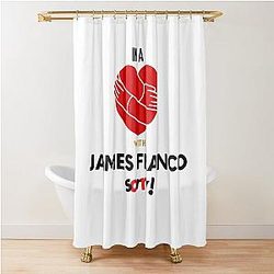 In a Relationship with James Franco Shower Curtain