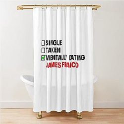 Mentally Dating James Franco Shower Curtain