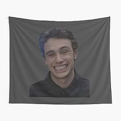 James Franco Smiling Tapestry