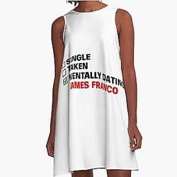 Mentally Dating James Franco A Line Dress
