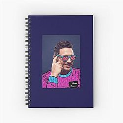 James Franco Spiral Glasses Art Notebook