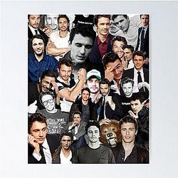 James Franco Collage Poster
