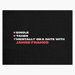 Mentally on a Date With James Franco Jigsaw Puzzle
