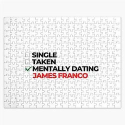 Mentally Dating James Franco Jigsaw Puzzle