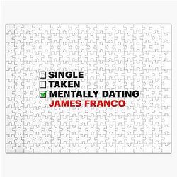 Mentally Dating James Franco Jigsaw Puzzle