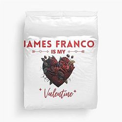 James Franco Is My Valentine Duvet Cover