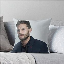 Wallpaper Jamie Dornan Throw Pillow
