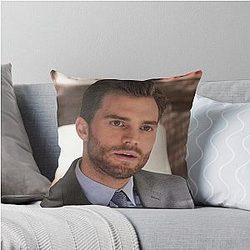Jamie Dornan Throw Pillow