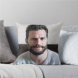 Jamie Dornan Throw Pillow