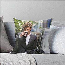 Jamie Dornan Art Throw Pillow