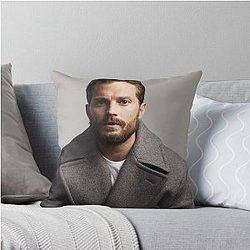 Jamie Dornan Throw Pillow