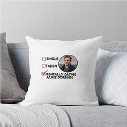 Mentally Dating Jamie Dornan Funny Gift Throw Pillow