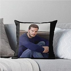 Jamie Dornan Throw Pillow