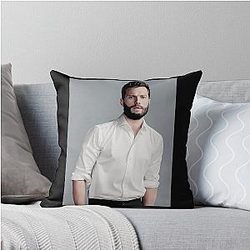 Jamie Dornan Art Throw Pillow