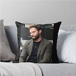 Jamie Dornan Art Throw Pillow