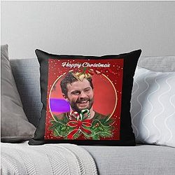Jamie Dornan Christmas Throw Pillow