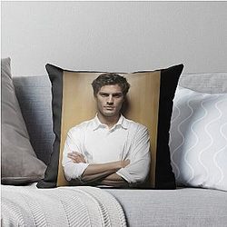 Jamie Dornan Throw Pillow